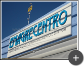 Letreiro produzido para Emagrecento em aço