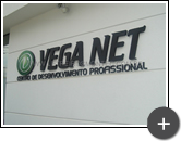 Letreiro em aço galvanizado - Veganet