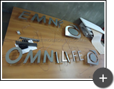 Fabricação do letreiro da loja com sede em São Paulo - SP da Omnilife