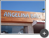 Letreiro para fachada da loja Angelina Baby na cidade de Santo Andre - SP